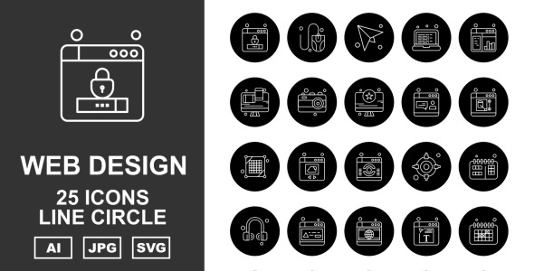 Набор иконок на тему number