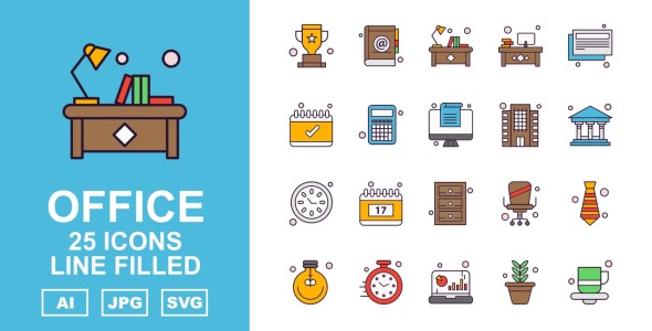 Набор иконок на тему number