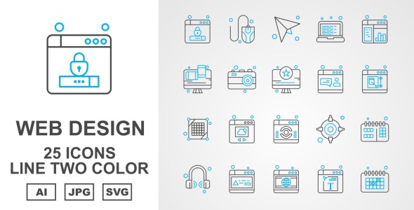 Набор иконок на тему number