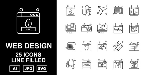Набор иконок на тему number