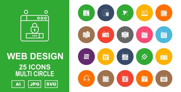 Набор иконок на тему number