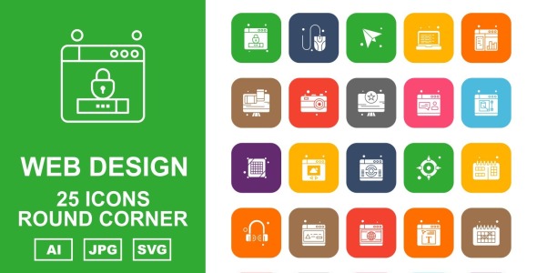 Набор иконок на тему number