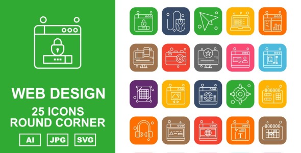 Набор иконок на тему number