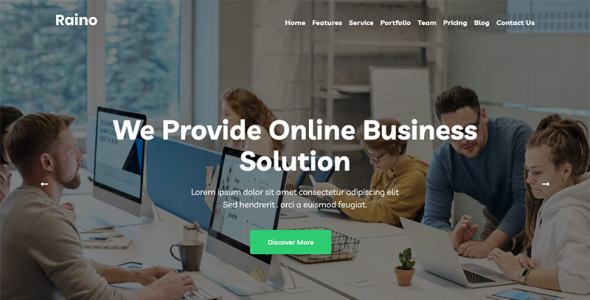 шаблон целевой страницы цифрового агентства