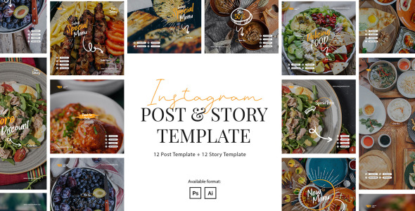 Шаблон для соцсетей на тему графика