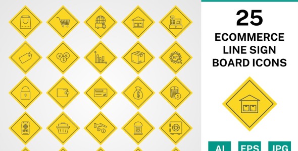 Набор иконок на тему shopping