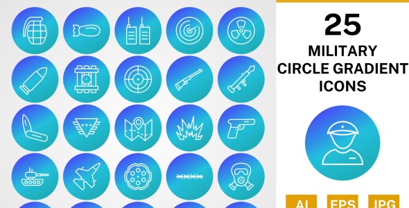 Набор иконок на тему military