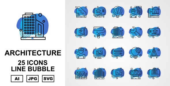 Набор иконок на тему city