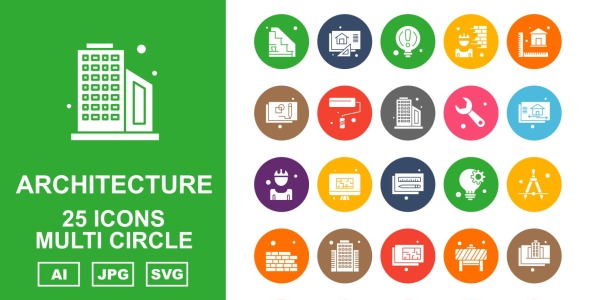 Набор иконок на тему city