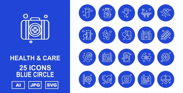 Набор иконок на тему medical