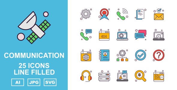 Набор иконок на тему network