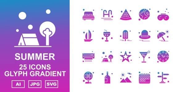 Набор иконок на тему weather