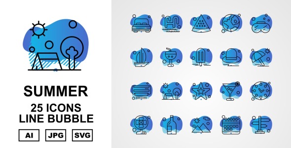 Набор иконок на тему weather