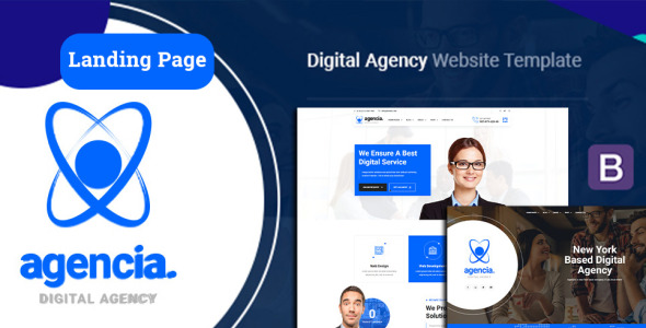 шаблон целевой страницы цифрового агентства