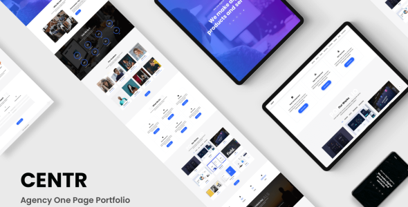 шаблон целевой страницы портфолио