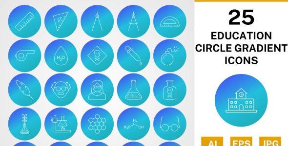 Набор иконок на тему science