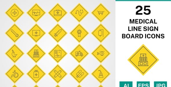 Набор иконок на тему medical