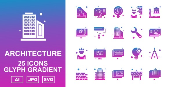 Набор иконок на тему city