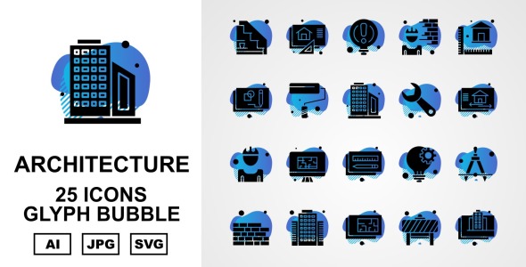 Набор иконок на тему city