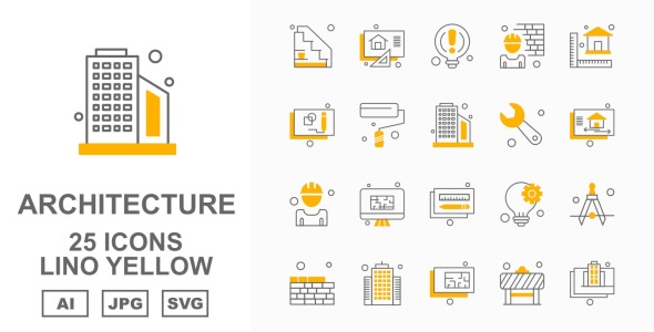 Набор иконок на тему city