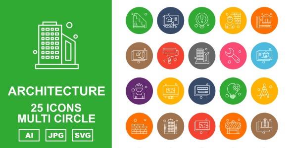 Набор иконок на тему city