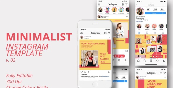 Шаблон для соцсетей на тему графика