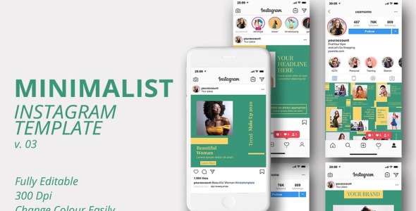 Шаблон для соцсетей на тему графика