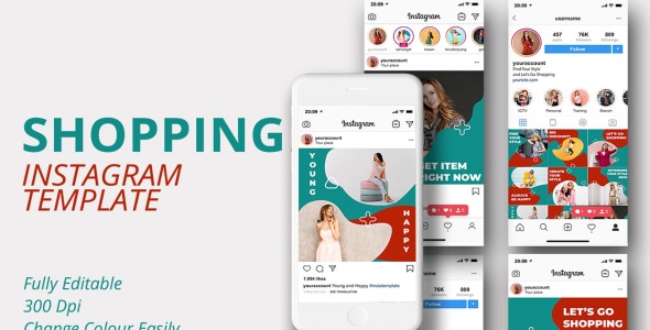 Шаблон для соцсетей на тему графика