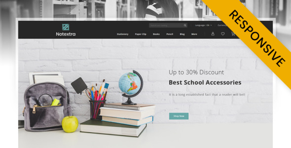 Stationery Store PrestaShop Theme
