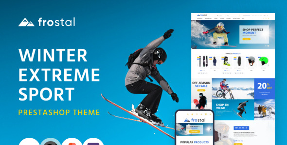 Winter Extreme Sports eCommerce PrestaShop Theme