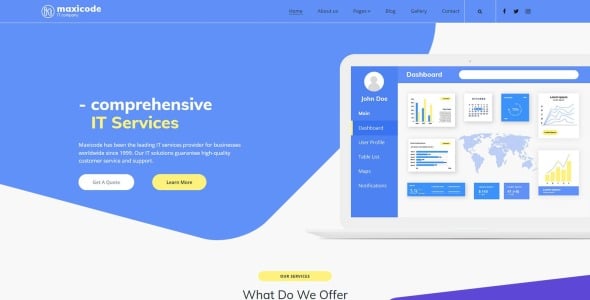 it сервис moto cms 3 шаблон