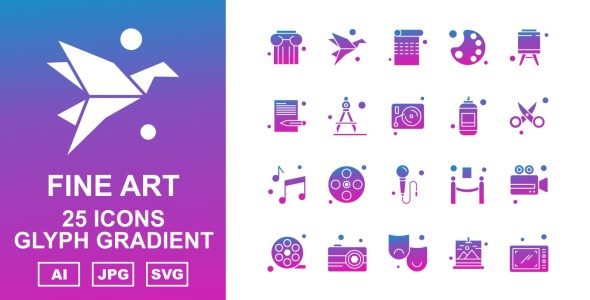 Набор иконок на тему music