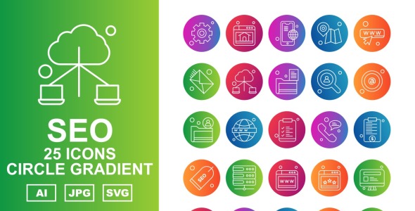 Набор иконок на тему business