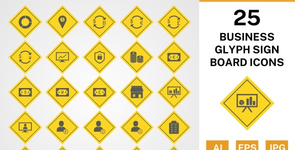 Набор иконок на тему финансы