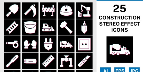 Набор иконок на тему industrial