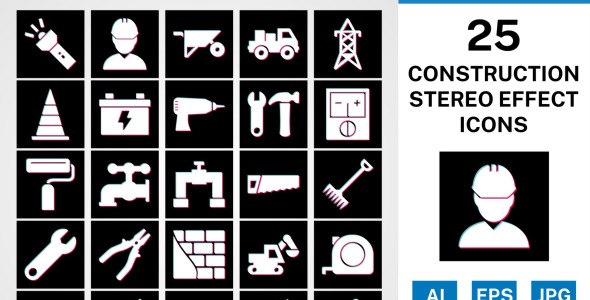 Набор иконок на тему industrial