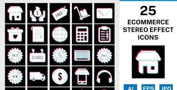 Набор иконок на тему shopping