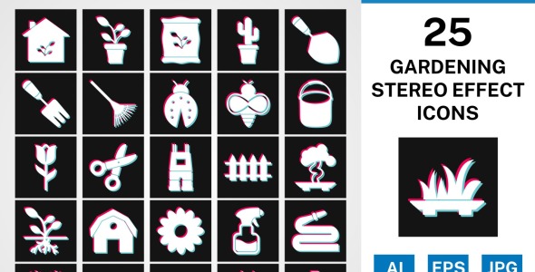 Набор иконок на тему nature