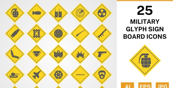Набор иконок на тему military