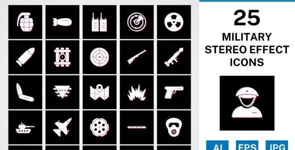 Набор иконок на тему military