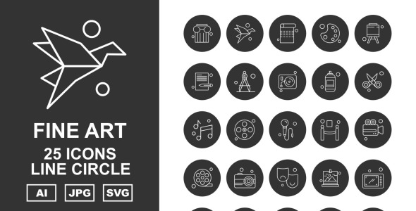 Набор иконок на тему music