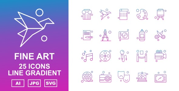 Набор иконок на тему music