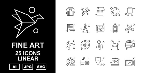 Набор иконок на тему music