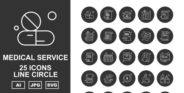 Набор иконок на тему medical