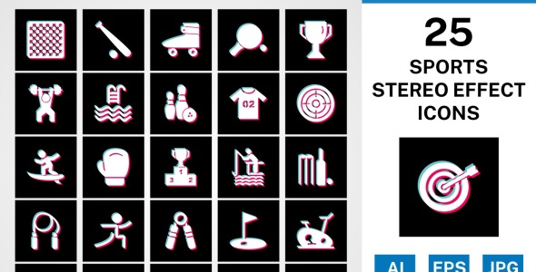 Набор иконок на тему sports