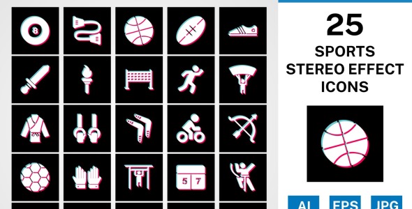 Набор иконок на тему sports