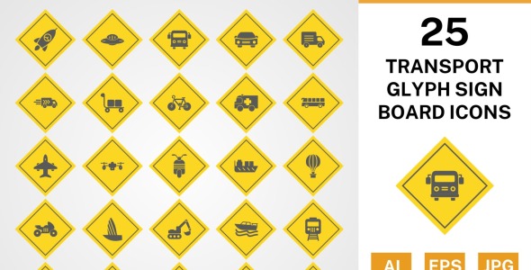 Набор иконок на тему transport