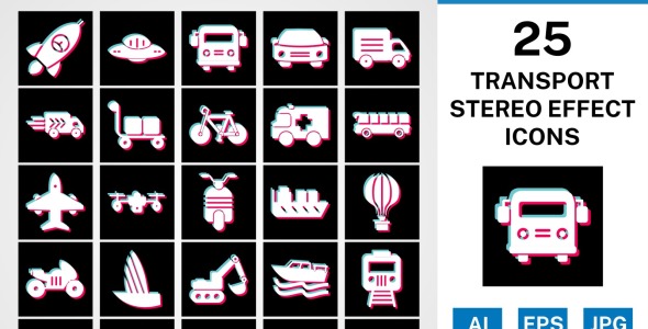 Набор иконок на тему transport