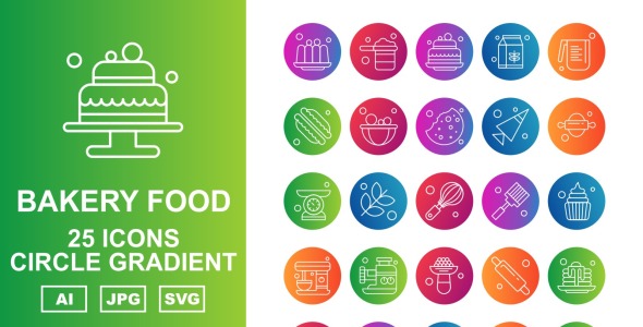 Набор иконок на тему food