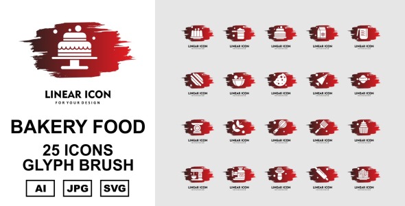 Набор иконок на тему food